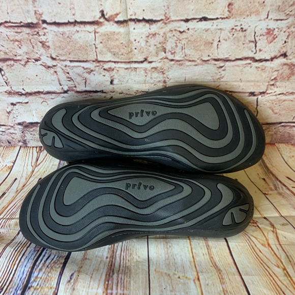 Privo By Clarks Peep Toe Slingback Wedge Sandals Pewter 9.5 - Picture 12 of 13